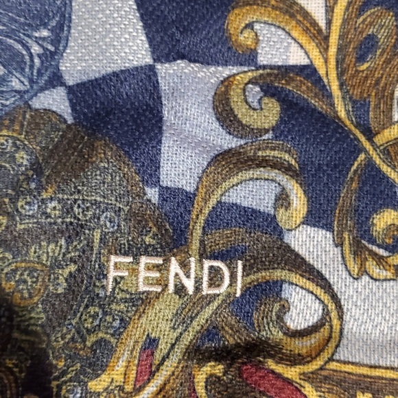 NWT Vintage Renee Wolfe  FENDI SCARFS SET OF TWO. - Picture 4 of 8